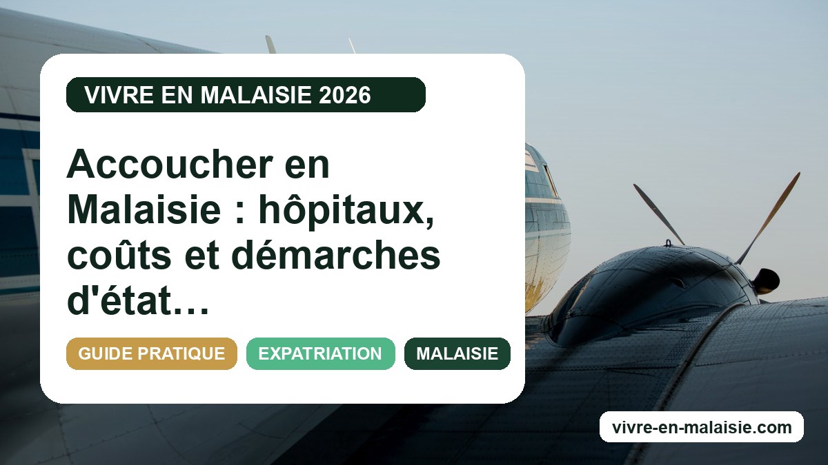 Accoucher en Malaisie : hôpitaux, coûts et démarches d'état civil expliqués