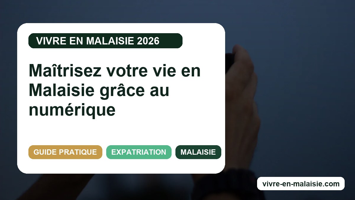 Maîtrisez votre vie en Malaisie grâce au numérique