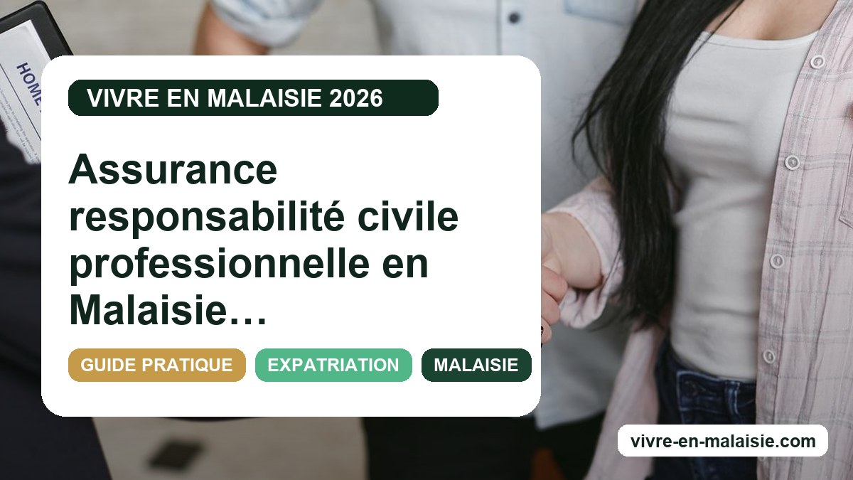 Assurance responsabilité civile professionnelle en Malaisie : ce qu’il faut savoir