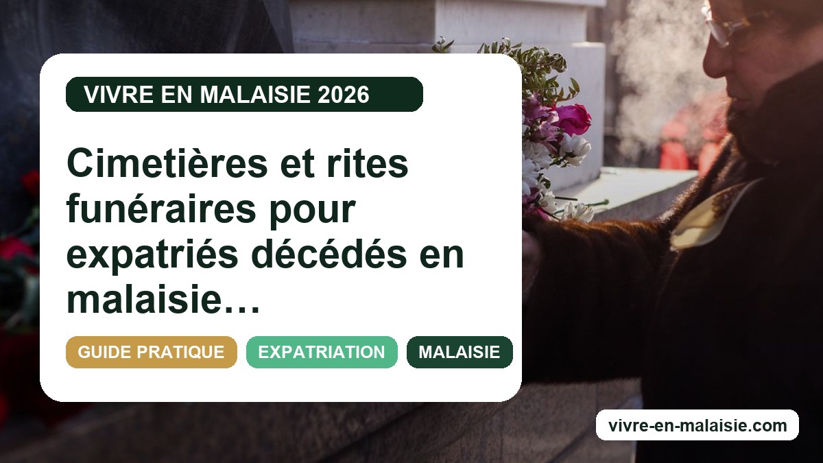 Cimetières et rites funéraires pour expatriés décédés en malaisie : guide complet