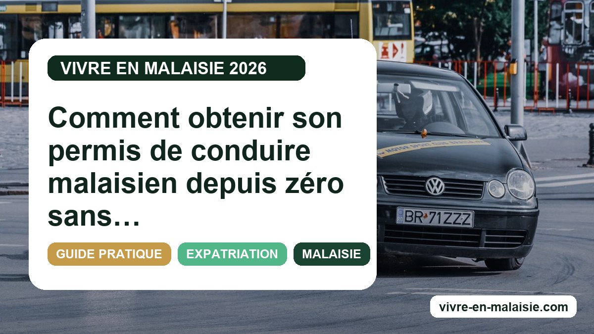 Comment obtenir son permis de conduire malaisien depuis zéro sans échange