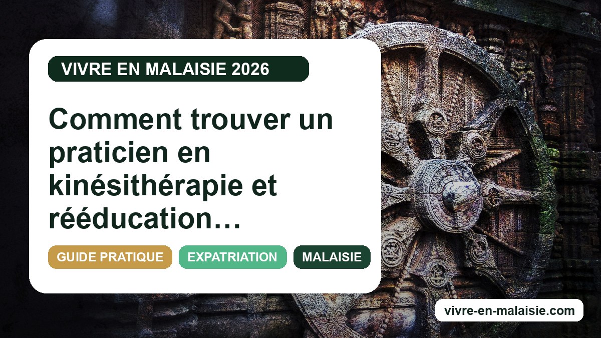 Comment trouver un praticien en kinésithérapie et rééducation en Malaisie