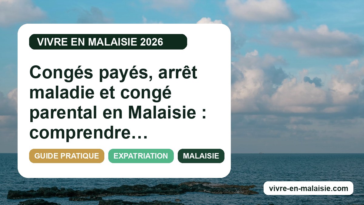 Congés payés, arrêt maladie et congé parental en Malaisie : comprendre vos droits en 2026