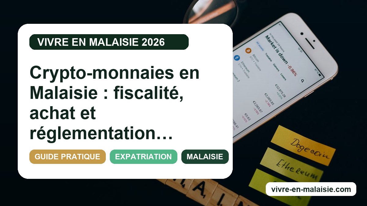 Crypto-monnaies en Malaisie : fiscalité, achat et réglementation pour expatriés en 2026