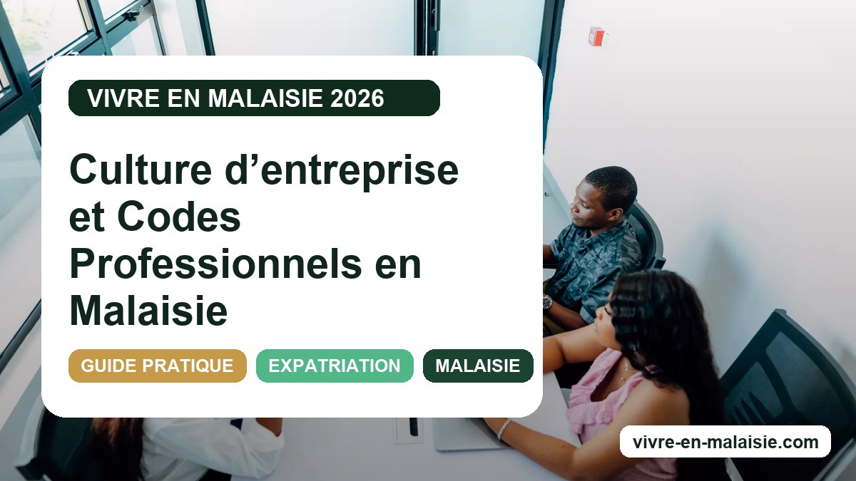 Culture d’entreprise et Codes Professionnels en Malaisie