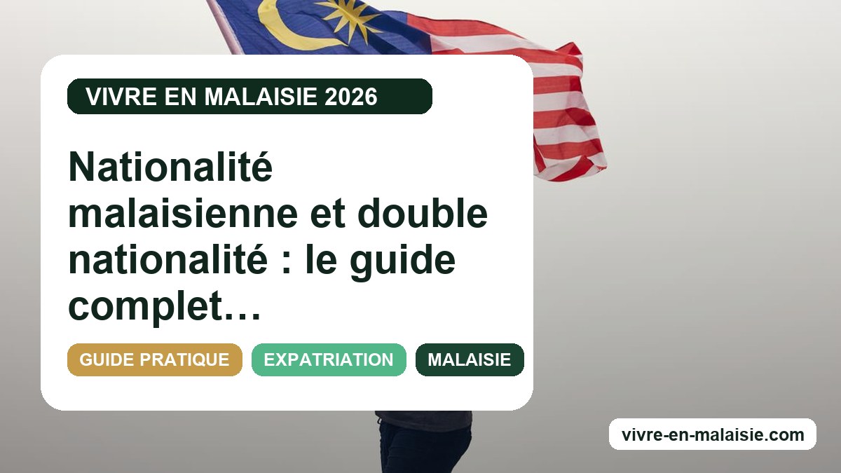 Nationalité malaisienne et double nationalité : le guide complet 2026