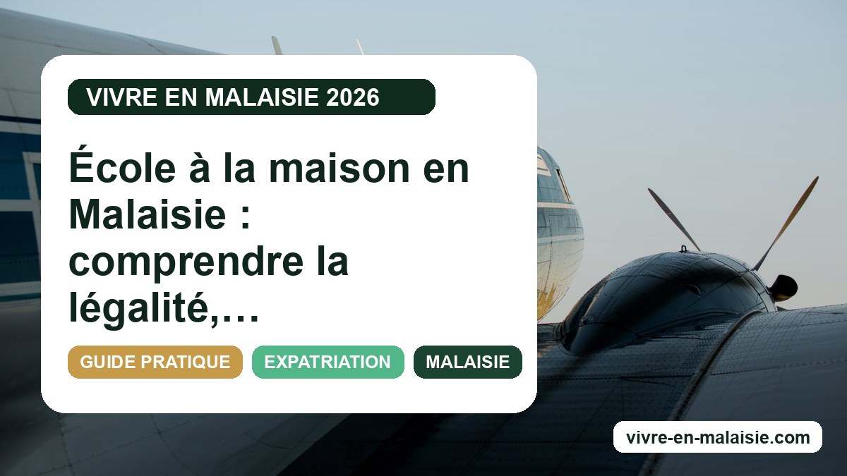 École à la maison en Malaisie : comprendre la légalité, les programmes et la communauté