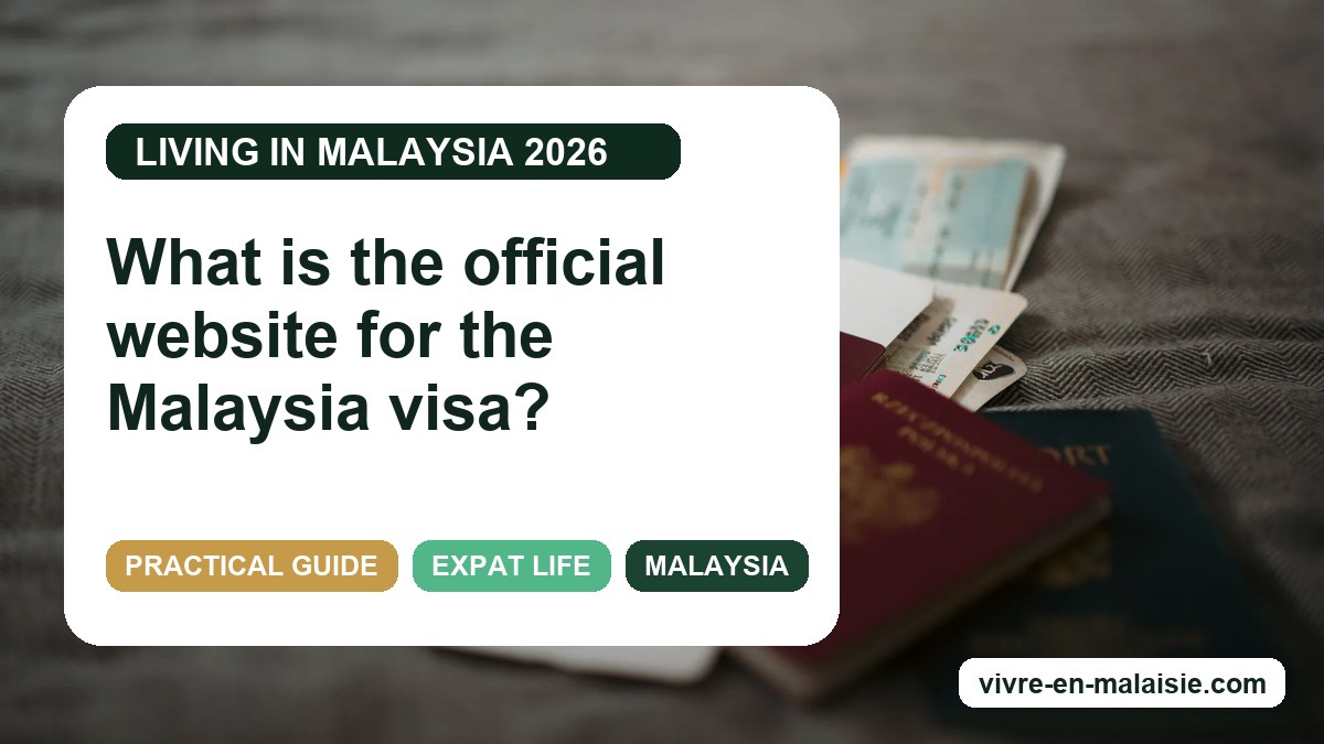 What is the official website for the Malaysia visa?
