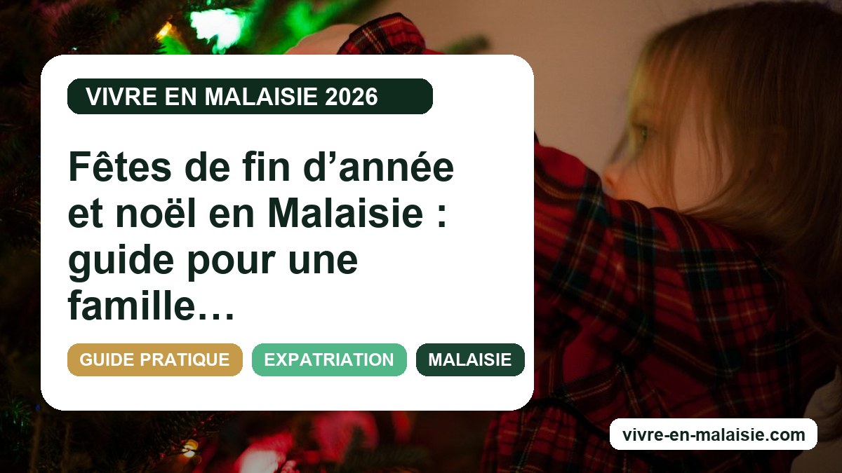 Fêtes de fin d’année et noël en Malaisie : guide pour une famille expatriée