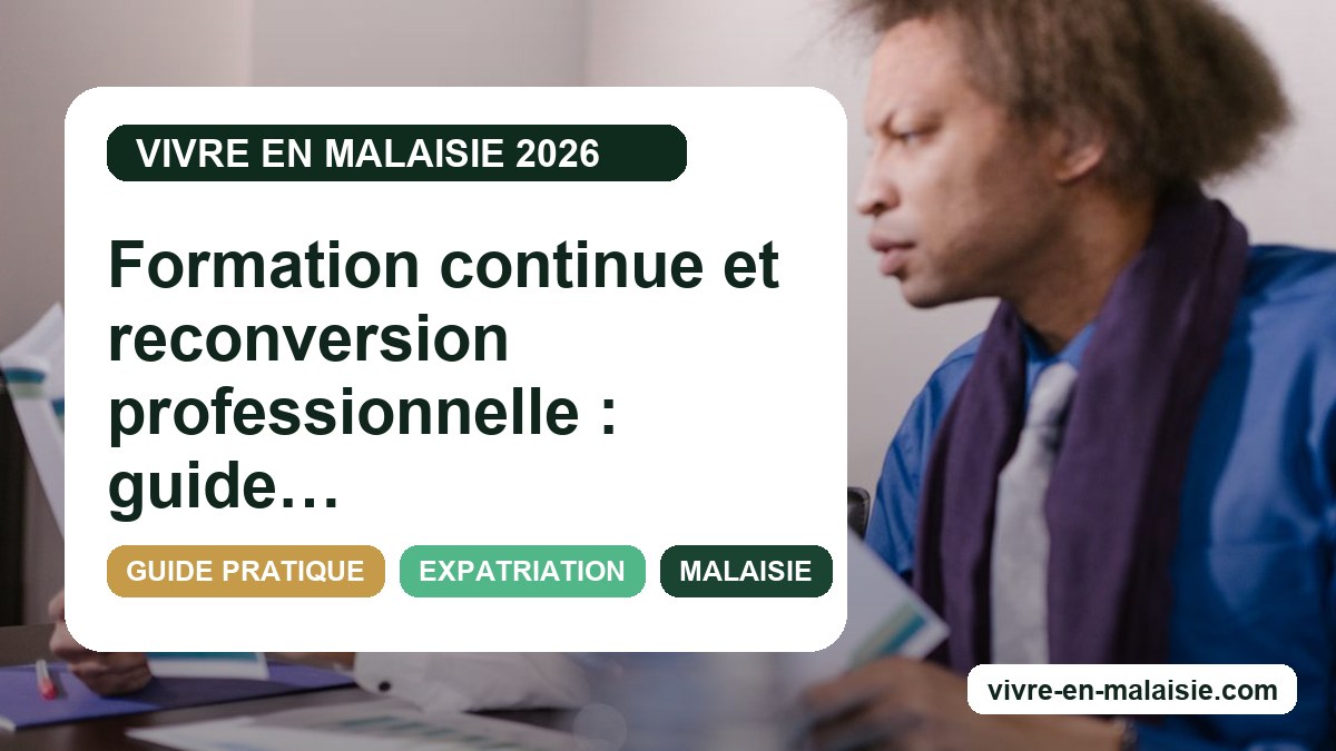 Formation continue et reconversion professionnelle : guide pour les expatriés en malaisie
