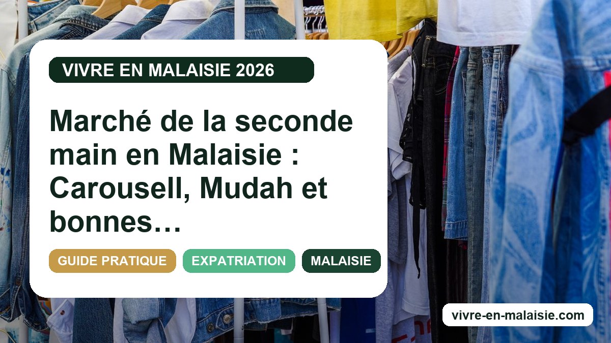 Marché de la seconde main en Malaisie : Carousell, Mudah et bonnes pratiques à connaître