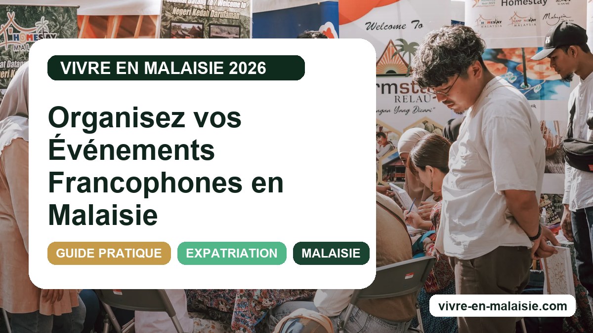 Organisez vos Événements Francophones en Malaisie