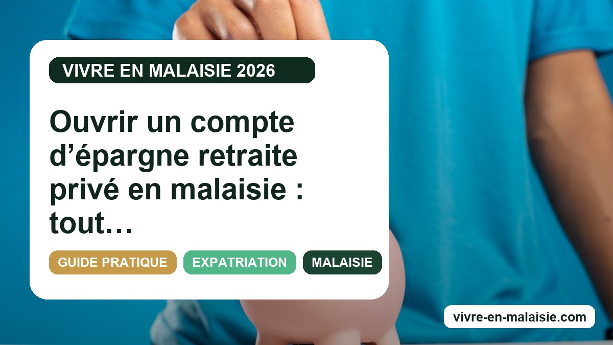 Ouvrir un compte d’épargne retraite privé en malaisie : tout ce qu’il faut savoir