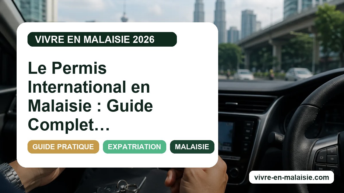 Le Permis International en Malaisie : Guide Complet 2026