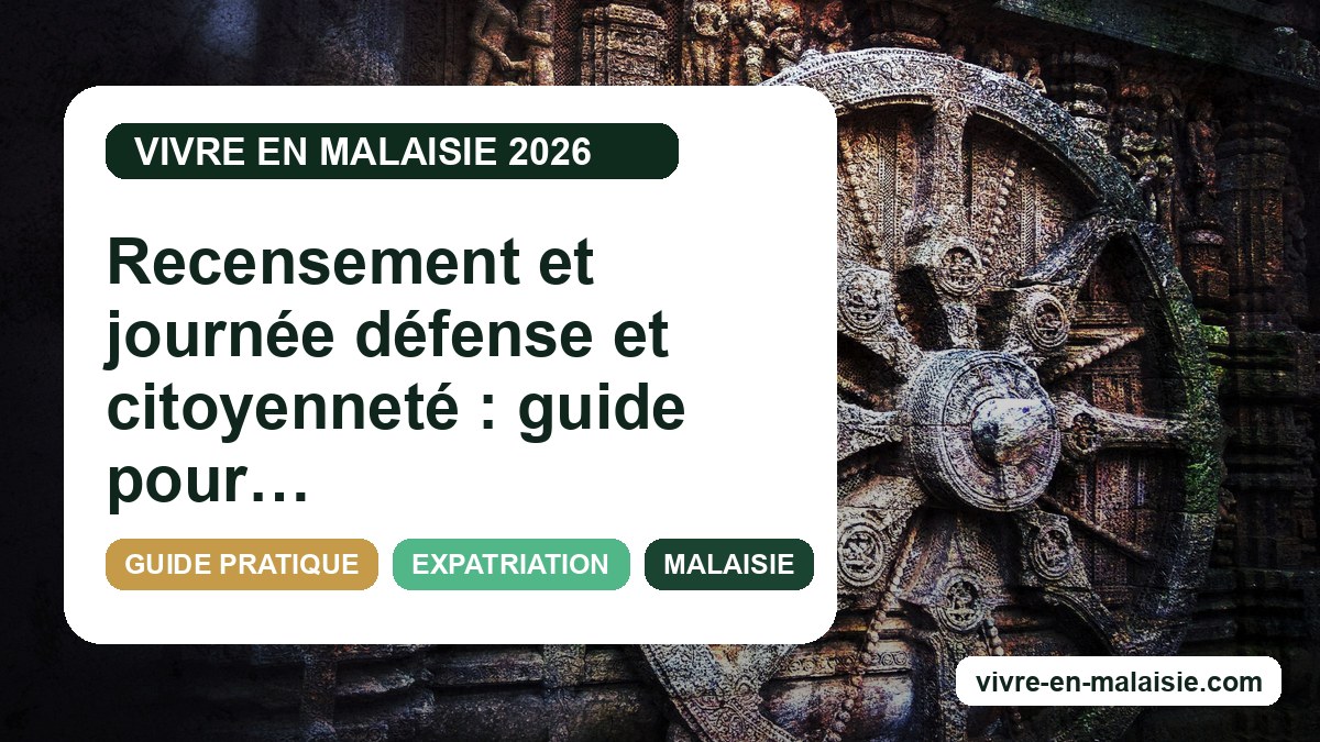 Recensement et journée défense et citoyenneté : guide pour les jeunes français en Malaisie en 2026