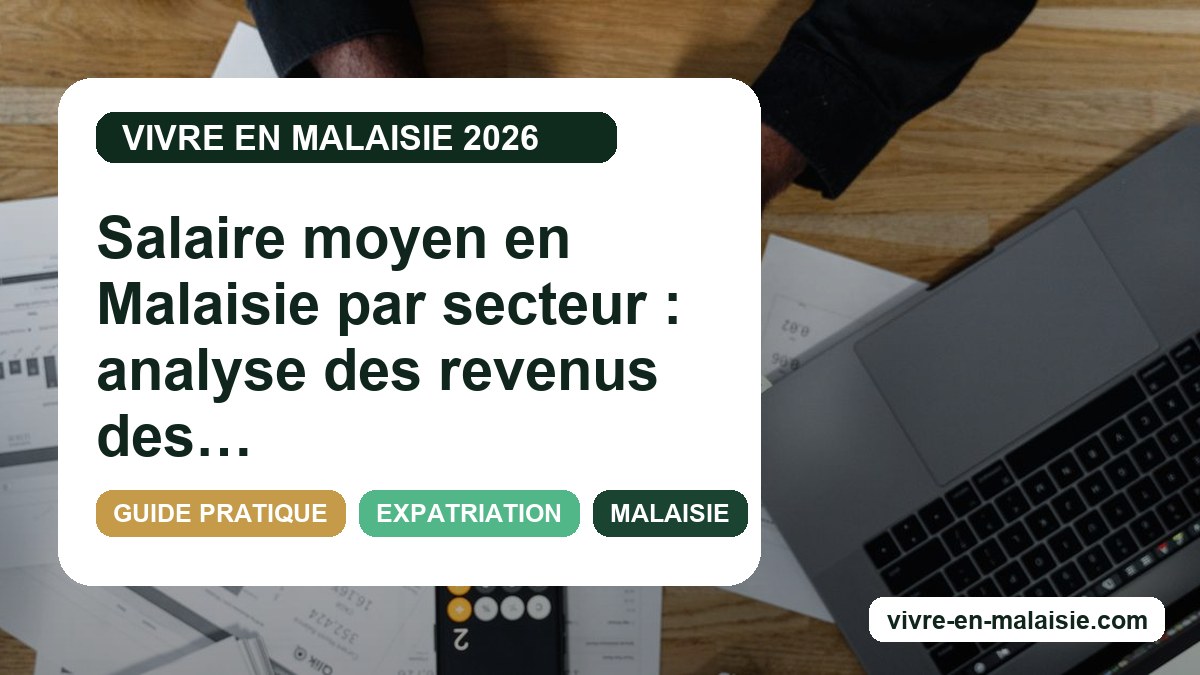 Salaire moyen en Malaisie par secteur : analyse des revenus des expatriés en 2026