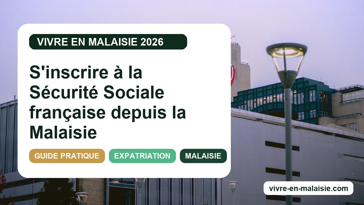 S'inscrire à la Sécurité Sociale française depuis la Malaisie