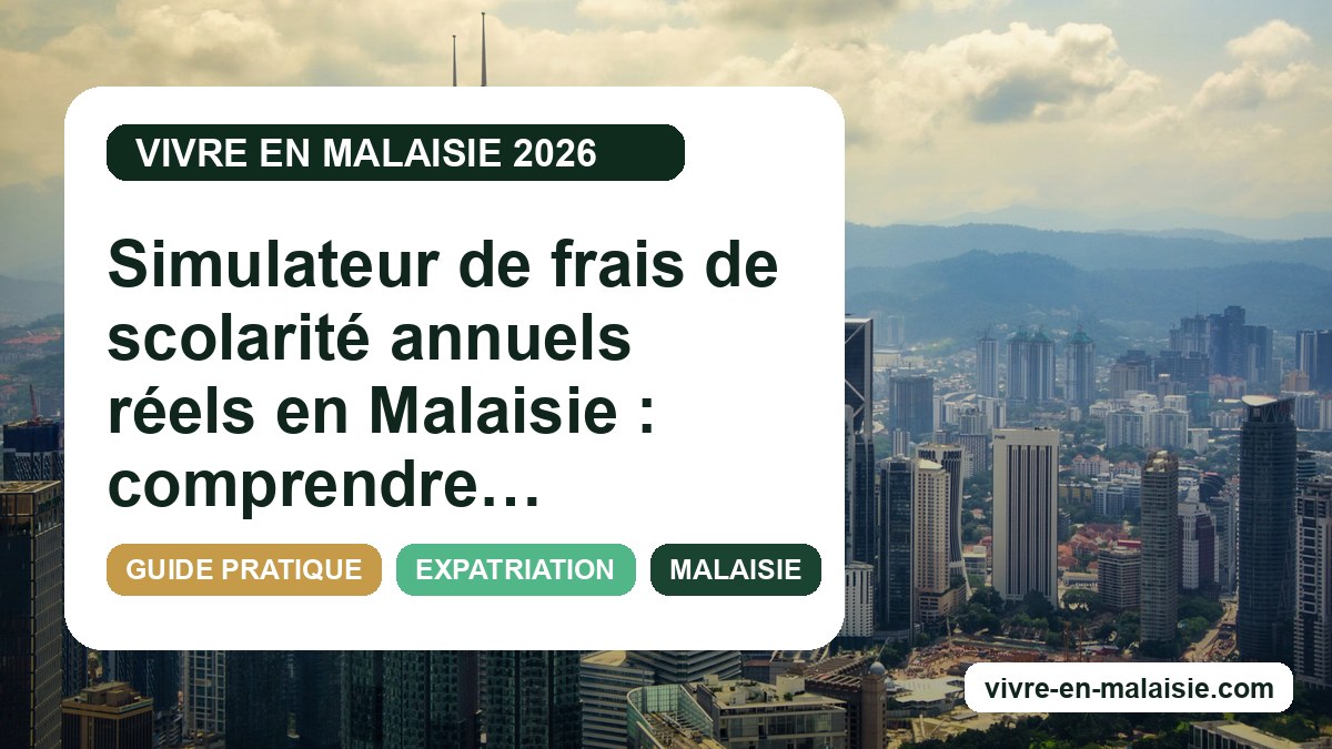 Simulateur de frais de scolarité annuels réels en Malaisie : comprendre les coûts au-delà des frais affichés