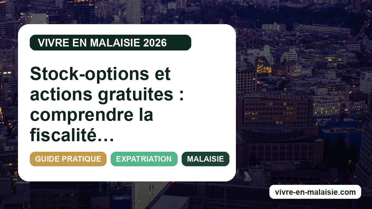 Stock-options et actions gratuites : comprendre la fiscalité en Malaisie