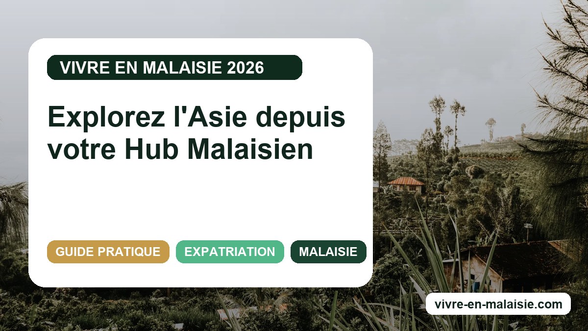 Explorez l'Asie depuis votre Hub Malaisien