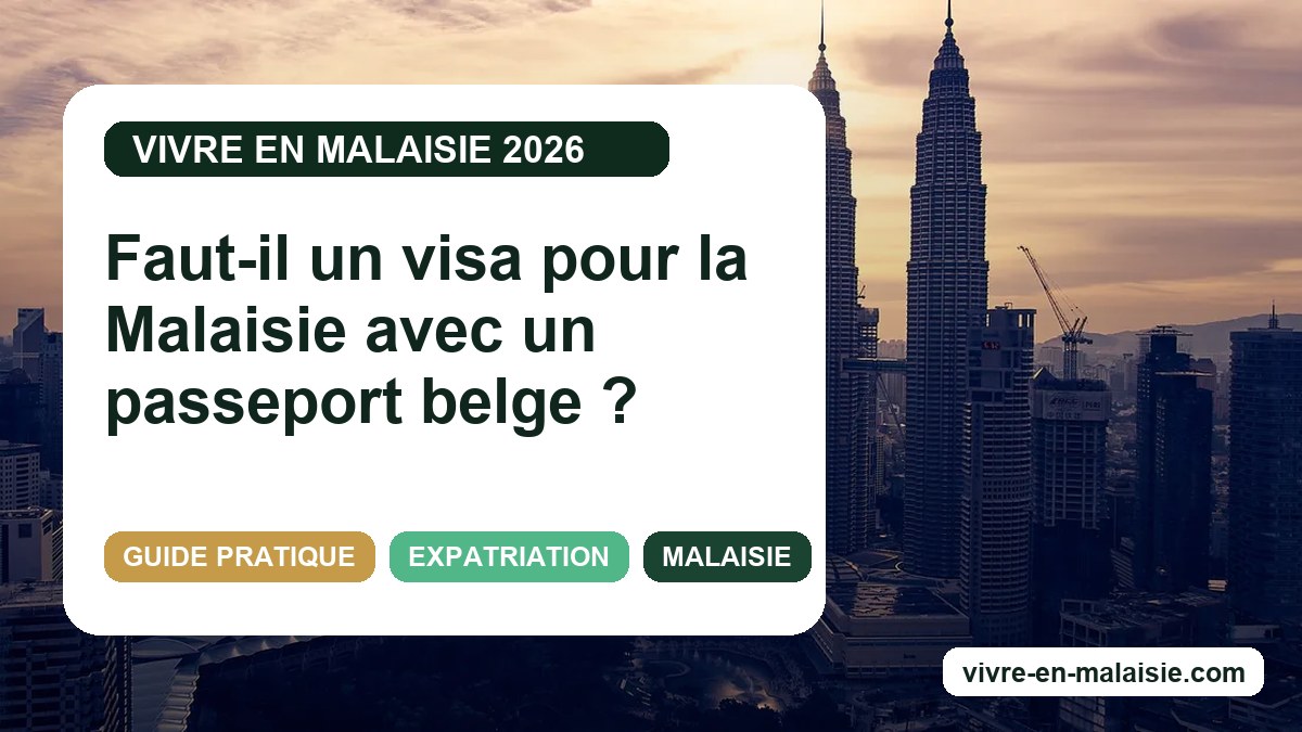 Faut-il un visa pour la Malaisie avec un passeport belge ?
