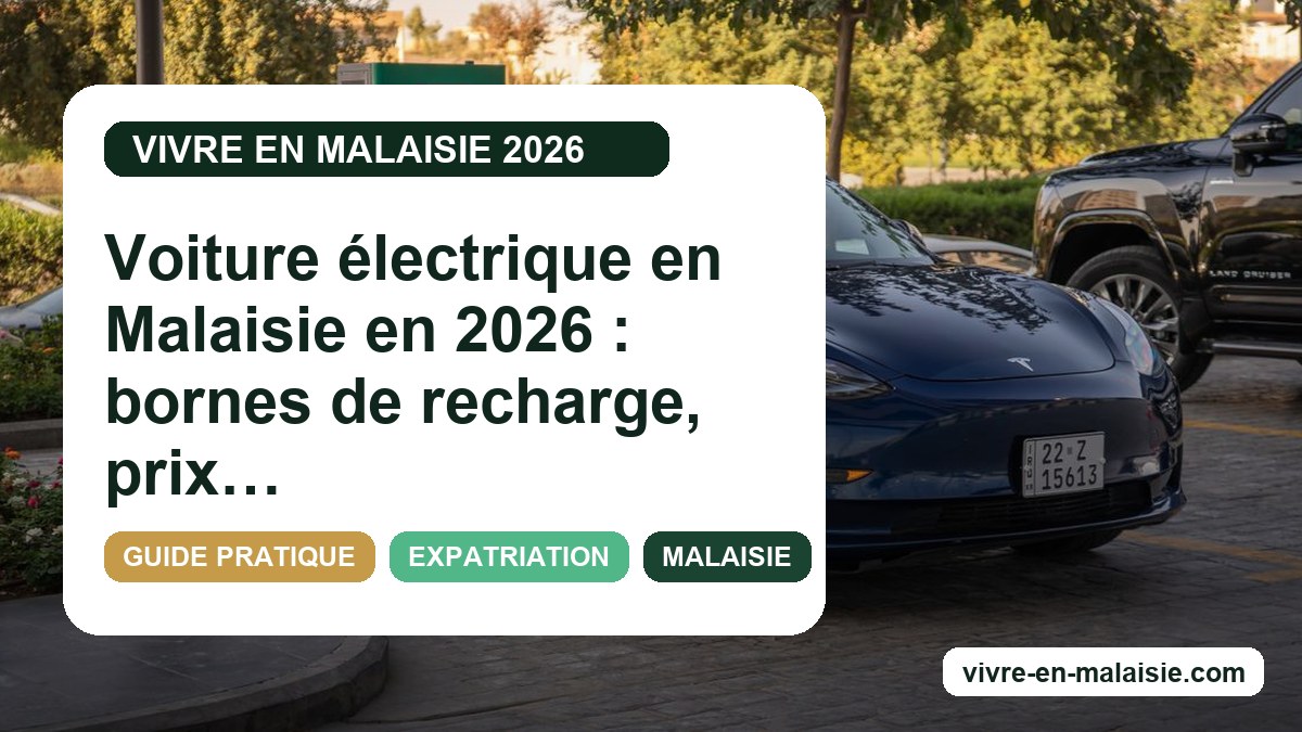 Voiture électrique en Malaisie en 2026 : bornes de recharge, prix et réseau