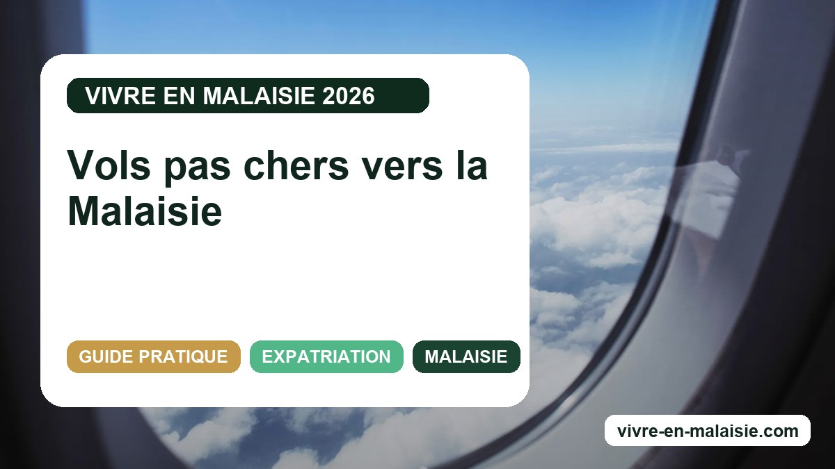 Vols pas chers vers la Malaisie