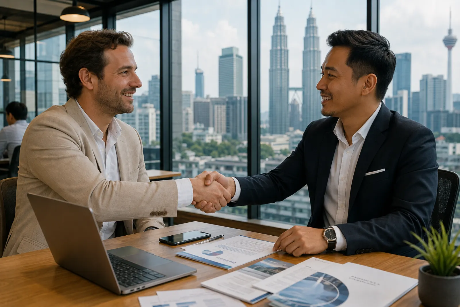Foreign entrepreneur setting up a business in Malaysia
