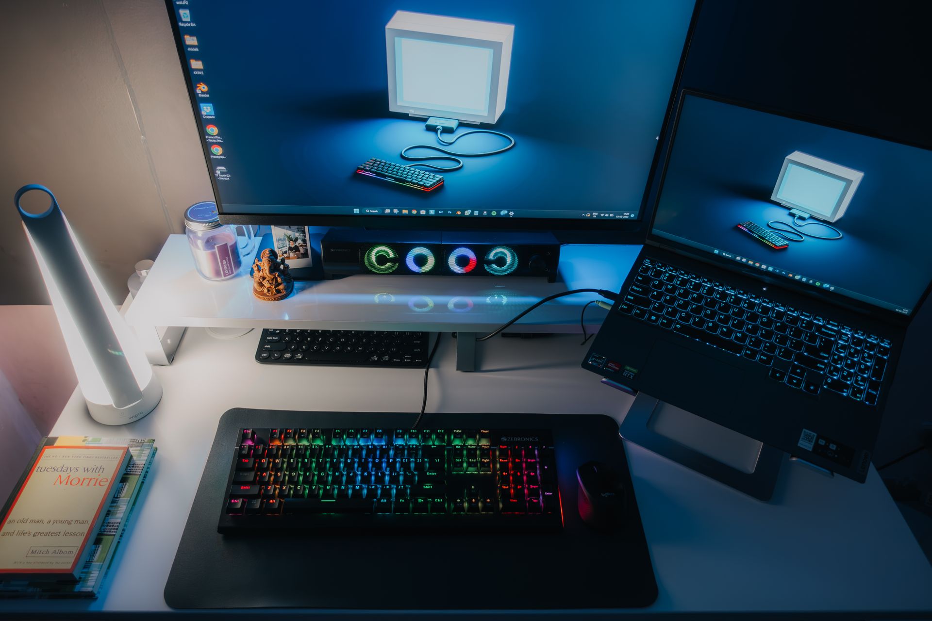 Entrepreneur working
