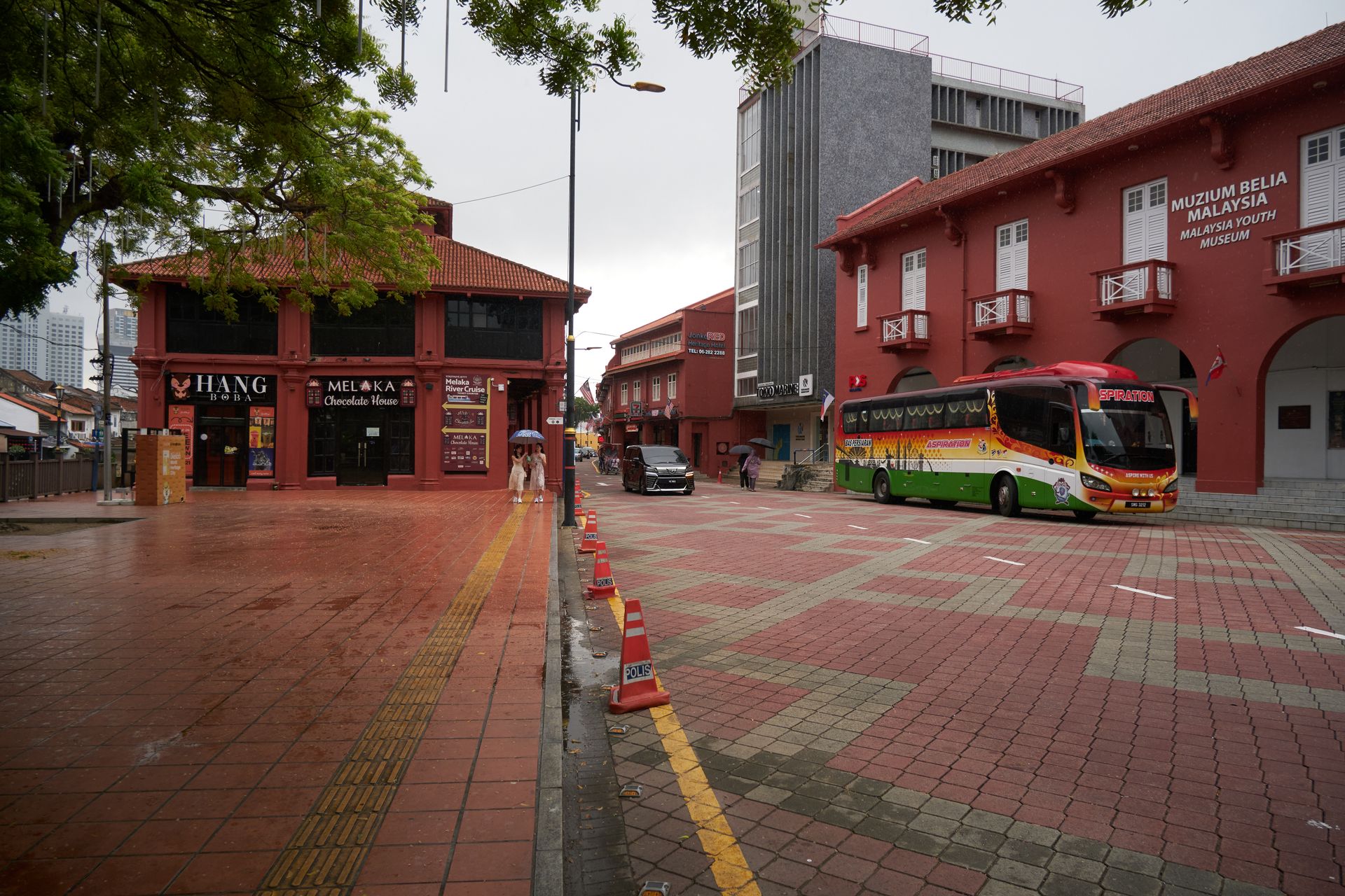 Ruelle animée de Jonker Street à Malacca