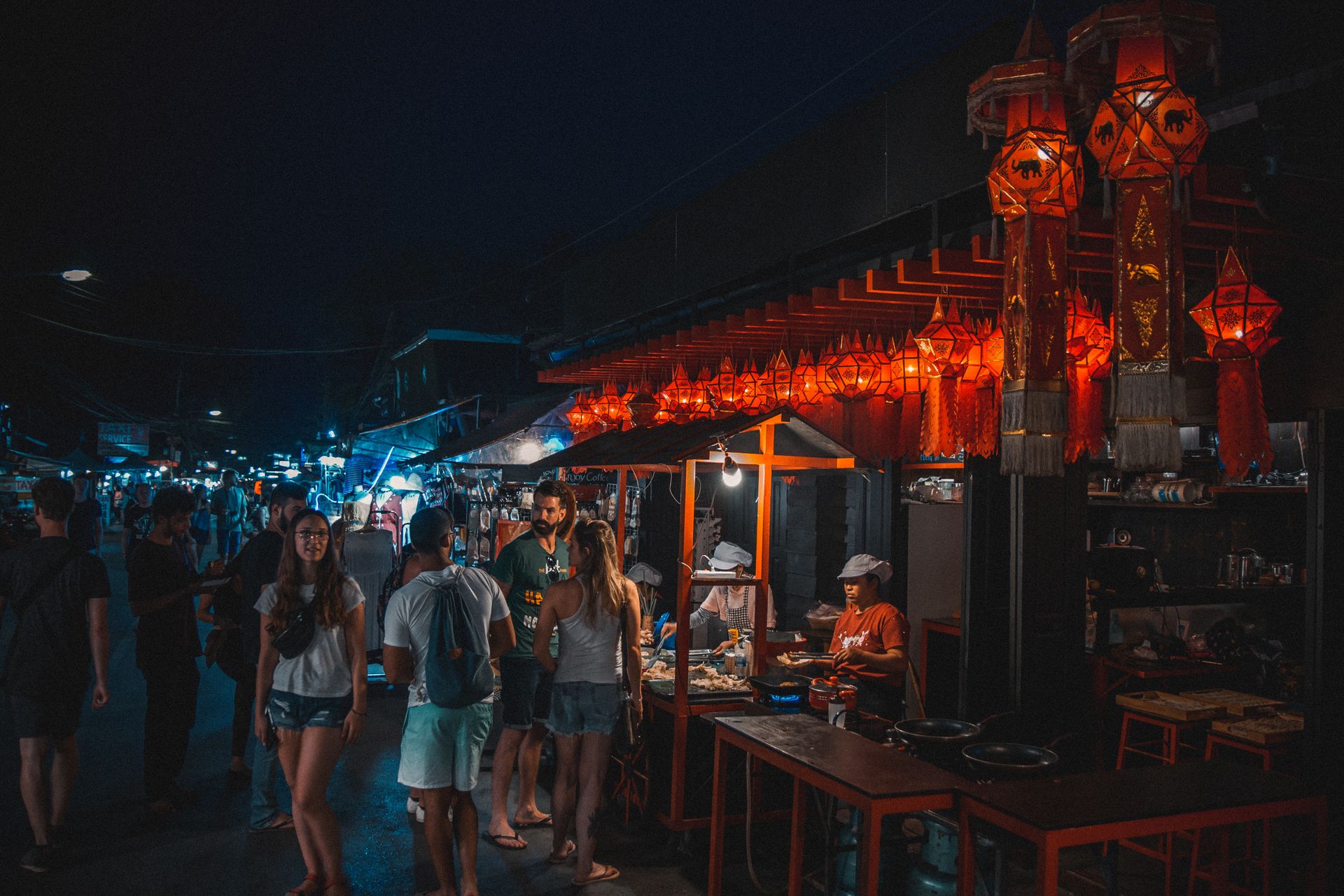 Street food nocturne