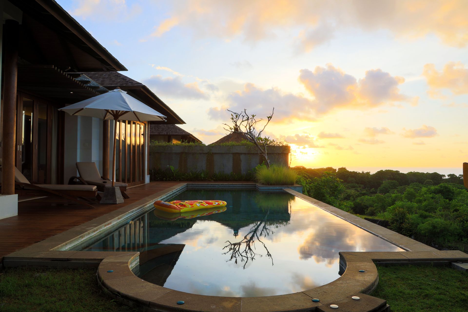 Tropical villa with a pool, an example of a property eligible for the MM2H